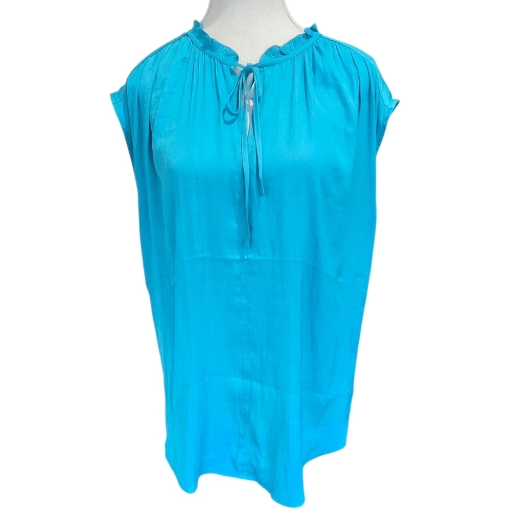 Rachel Roy Sleveeless Blue Blouse Size Medium